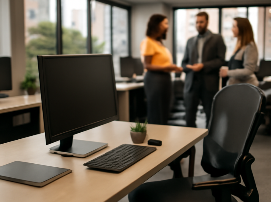 Ergonomia e limpeza do posto de trabalho: o combo que reduz afastamentos e riscos na rotina corporativa