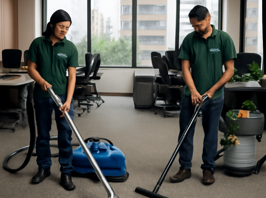 Carpetes corporativos sem odor: guia prático de limpeza, secagem rápida e prevenção de umidade